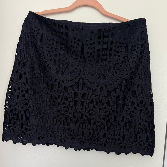 Witchery Dresses & Skirts - Witchery Knight Blue Lace Mini Skirt